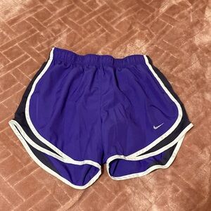 Women’s purple Nike athletic shorts